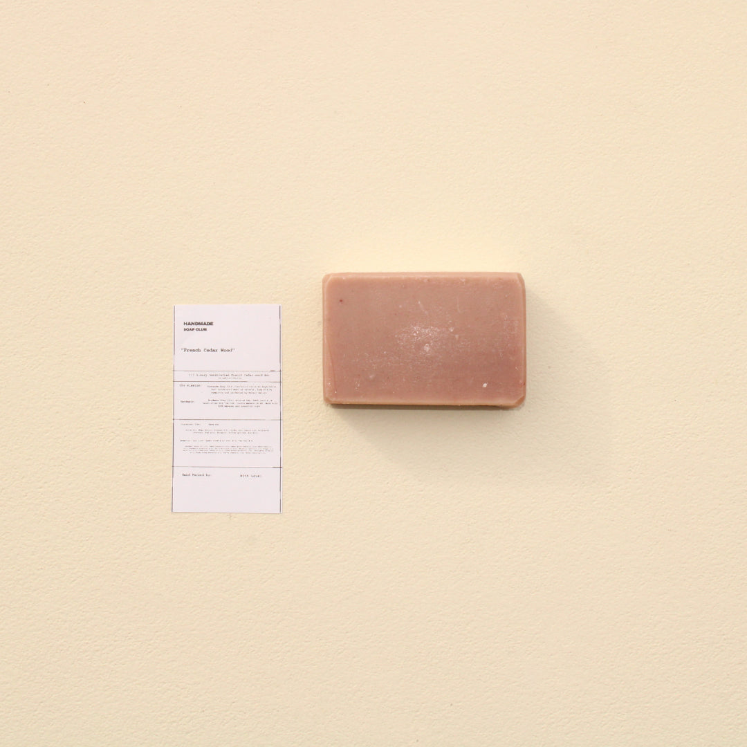 Working Hands hand soap bar– Cedarwood Soap