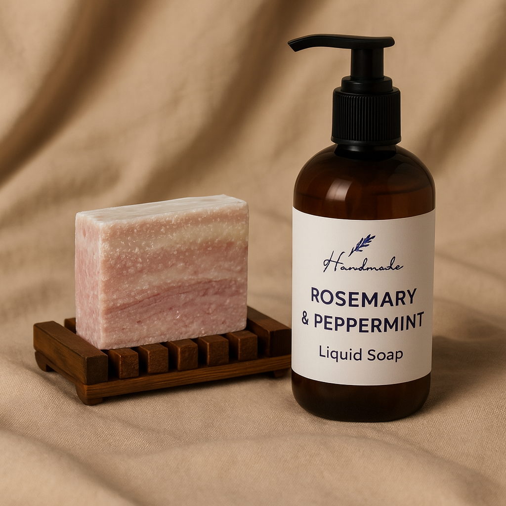 Rosemary & Peppermint Soap Set