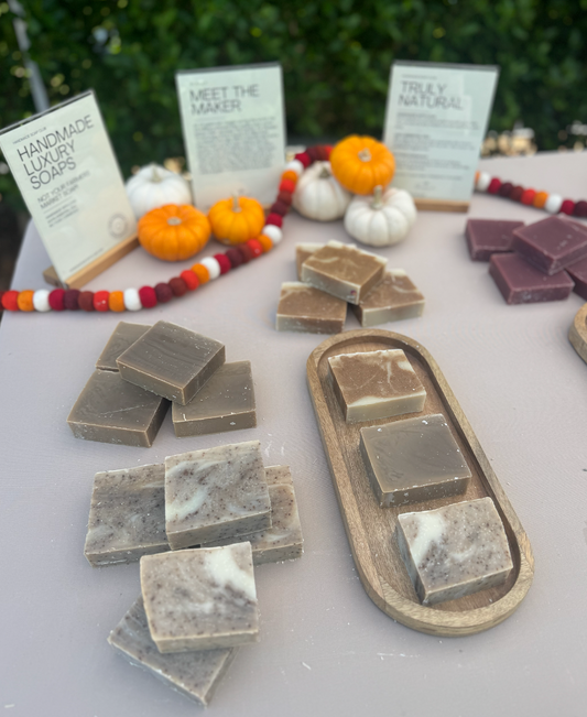🍂 Fall Soap Collection Bundle – 9 Bars (3 of Each Scent)