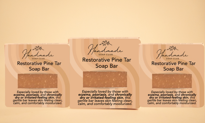 Three Restorative Pine Tar Soap Bars