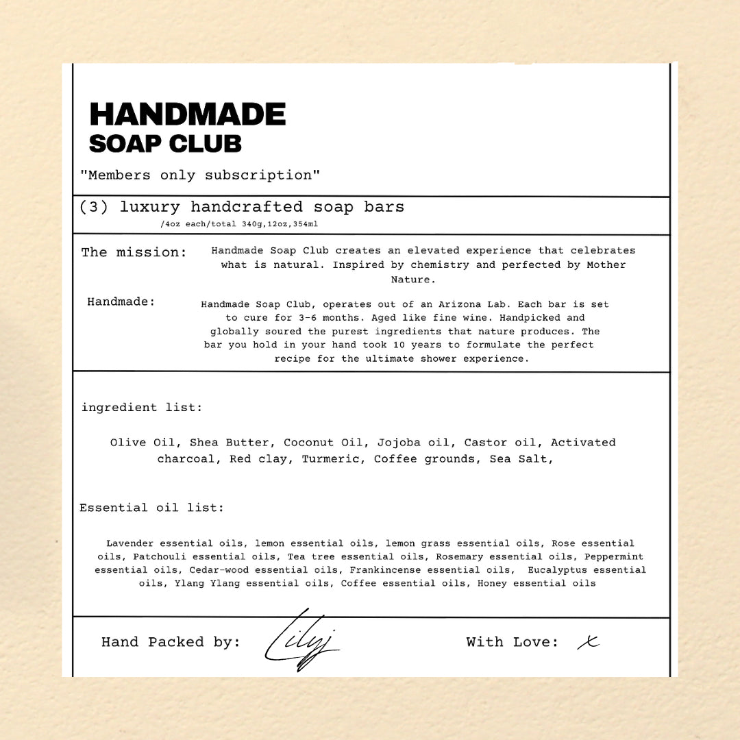 The Soap Club Handmade Soap Club